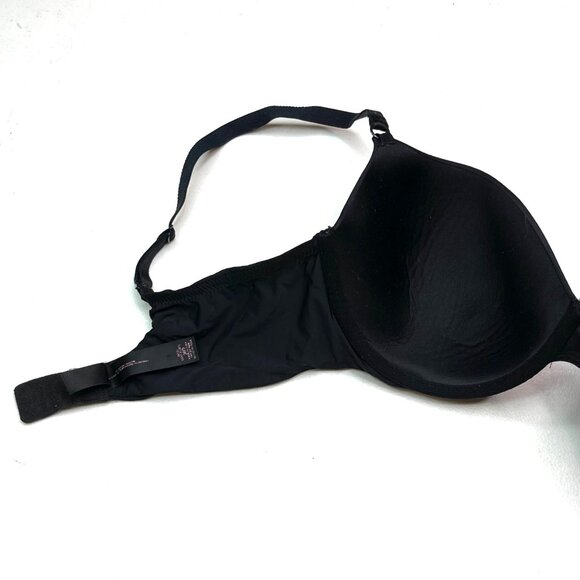 Victoria's Secret 36D Black Demi Bust Bra Lined Underwire Adjustable Straps - Picture 7 of 14